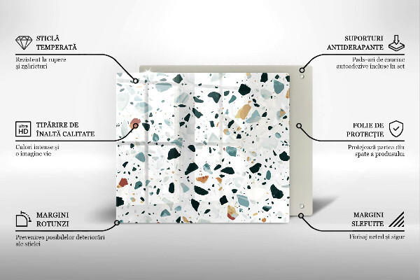 Protection plaque induction Grès clair