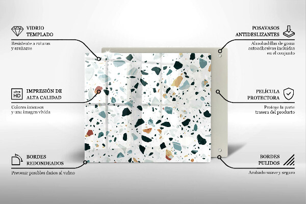 Protection plaque induction Grès clair