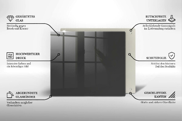 Protège plaque de cuisson Couleur grise