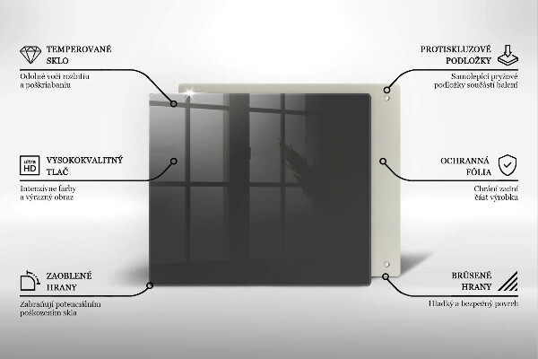 Protège plaque de cuisson Couleur grise