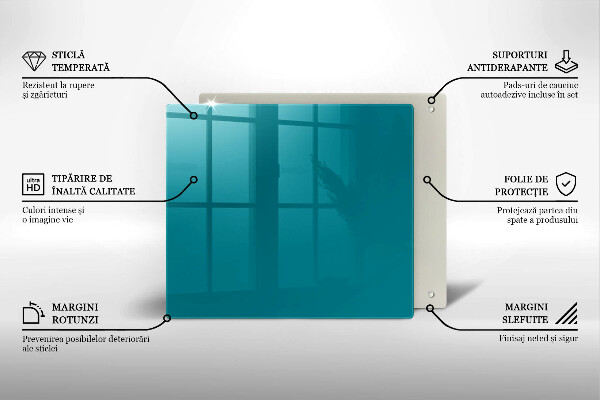 Protège plaque de cuisson Turquoise