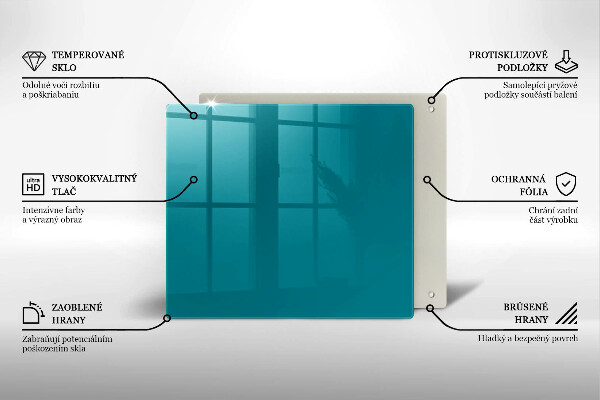 Protège plaque de cuisson Turquoise