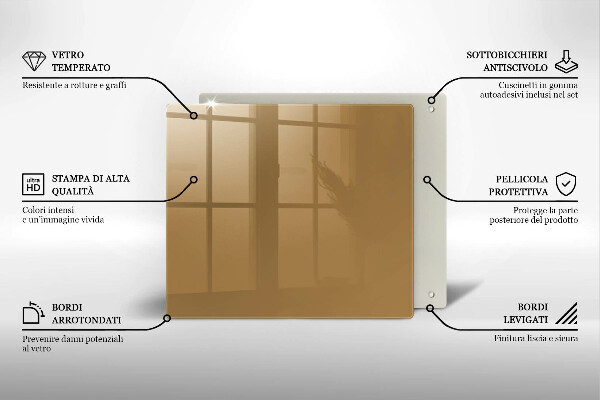 Protège plaque de cuisson Couleur beige