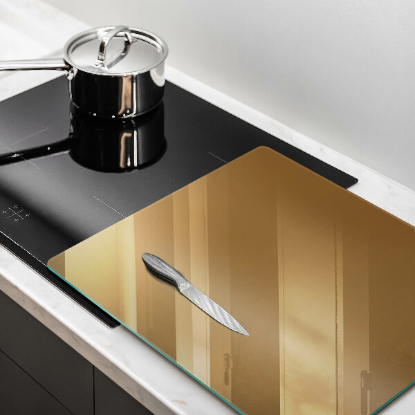 Protège plaque de cuisson Couleur beige