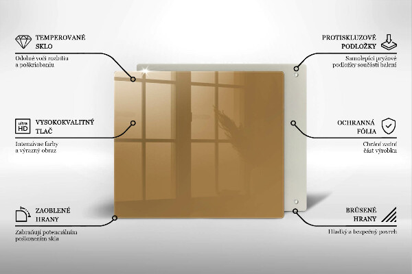 Protège plaque de cuisson Couleur beige