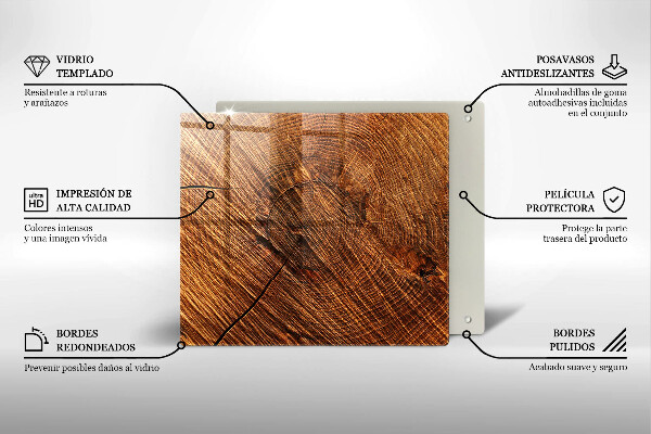 Protection plaque induction Structure bois