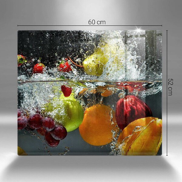 Protection plaque induction Fruits juteux dans l'eau