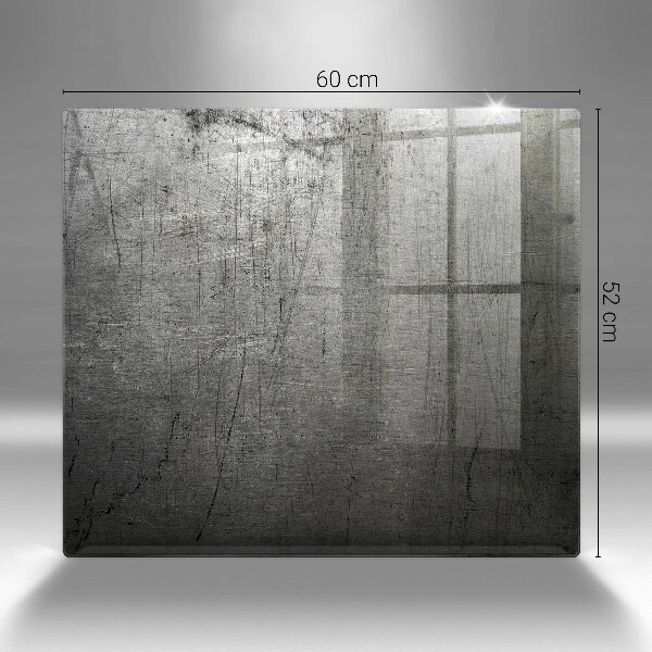 Protection plaque induction Texture métallique