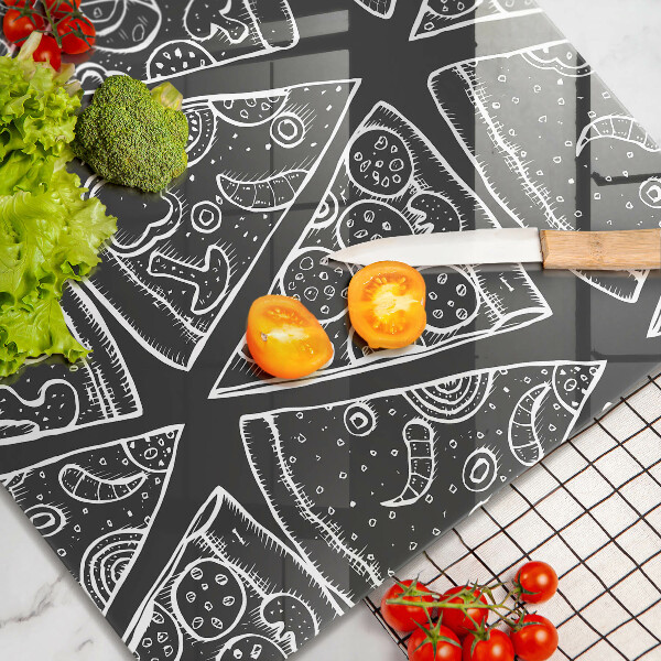 Protection plaque induction Illustration de pizza