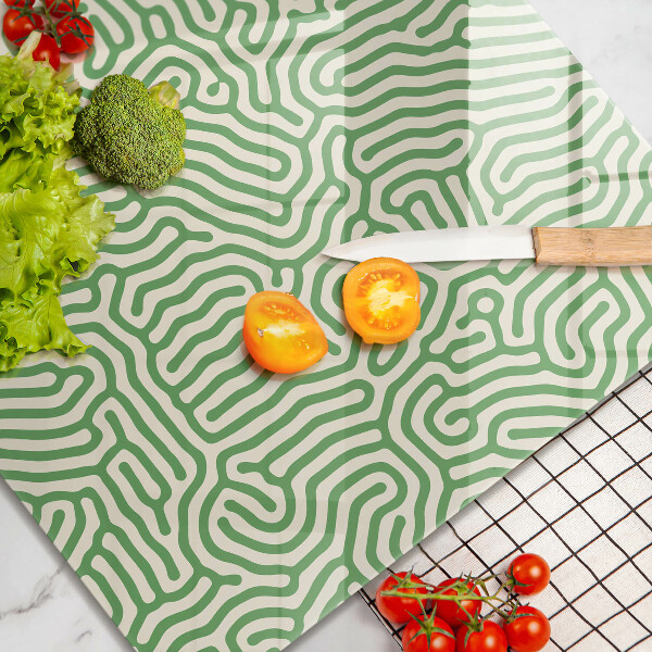 Protection plaque induction Lignes abstraites