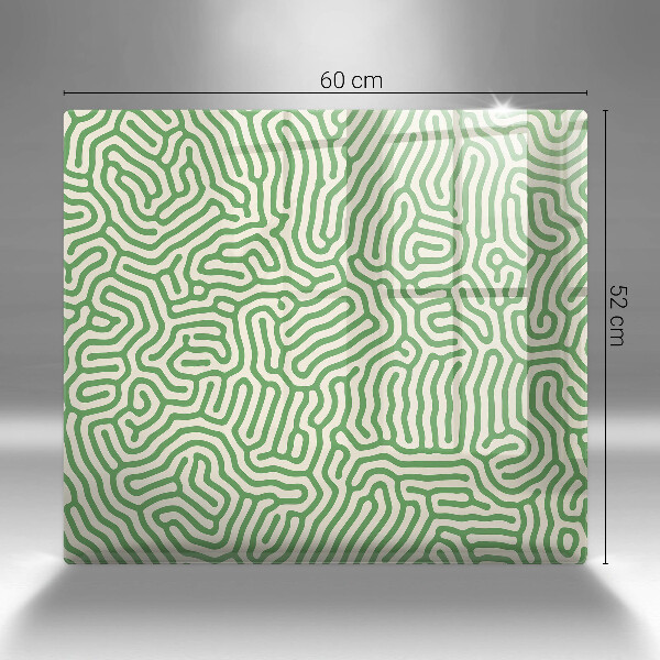 Protection plaque induction Lignes abstraites