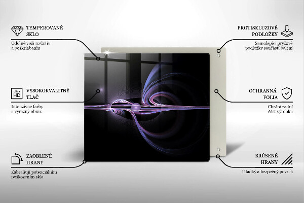 Protection plaque induction Abstraction moderne