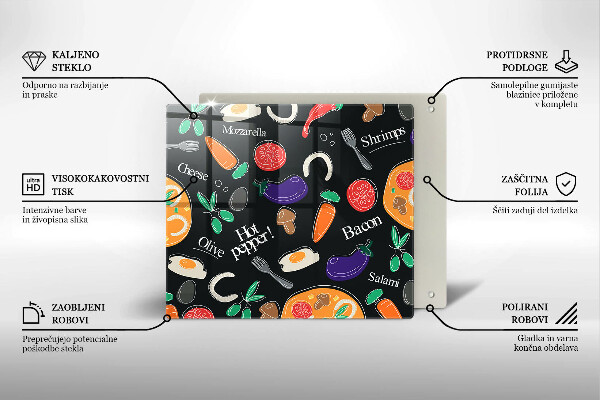 Protection plaque induction Illustration de la nourriture