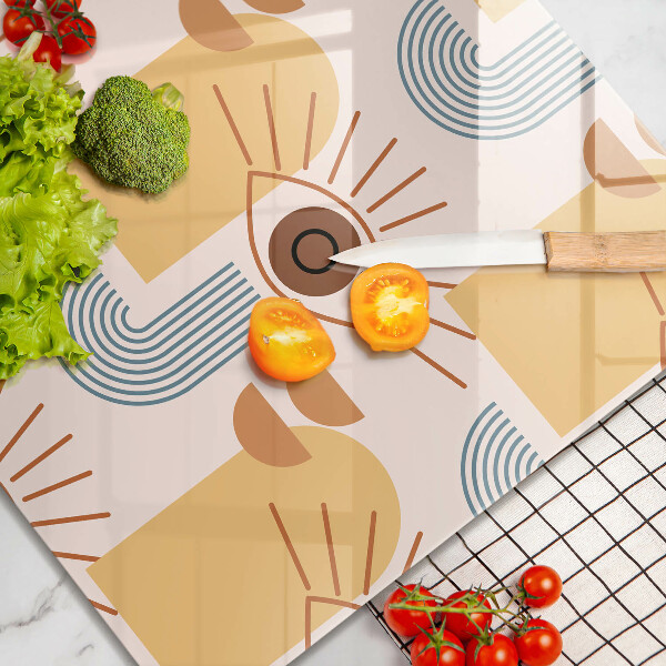 Protection plaque induction Modèle d'yeux bohème