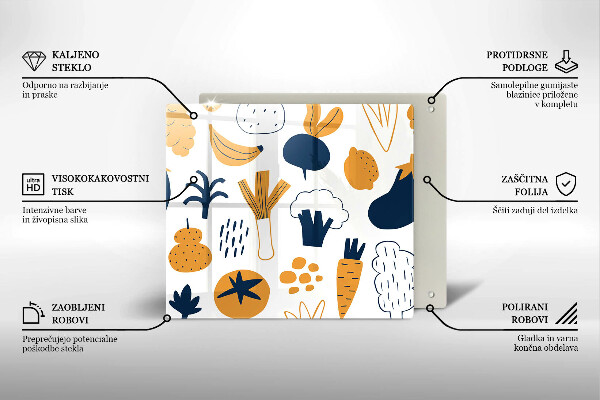 Protection plaque induction Illustration de la nourriture