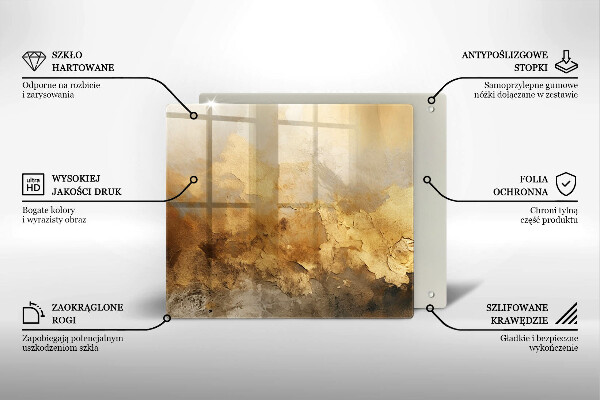 Protège plaque de cuisson Texture riche