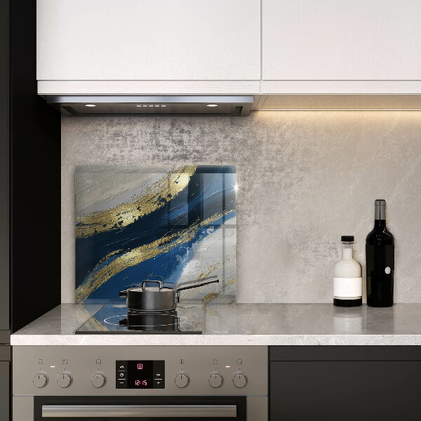 Protège plaque de cuisson Texture avec de l'or