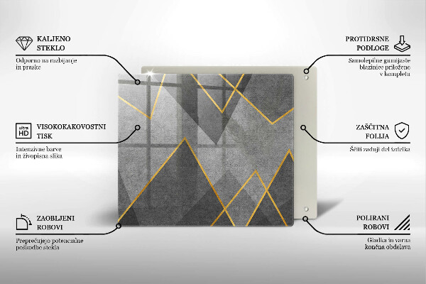 Protège plaque de cuisson Formes pointues