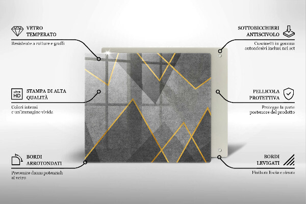 Protège plaque de cuisson Formes pointues