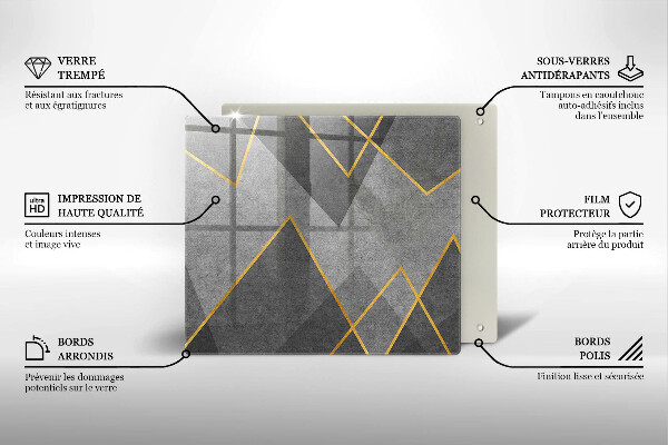 Protège plaque de cuisson Formes pointues