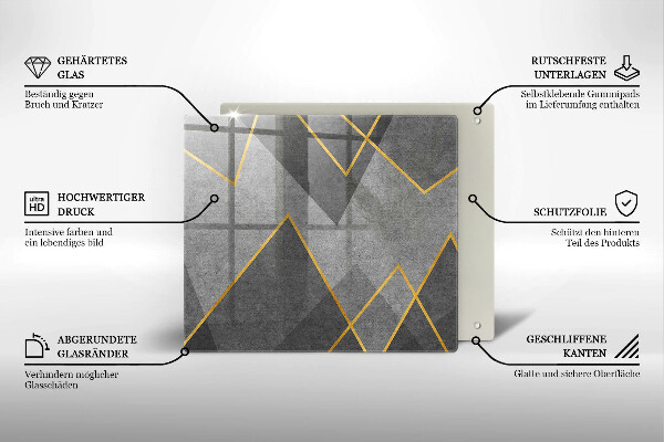 Protège plaque de cuisson Formes pointues