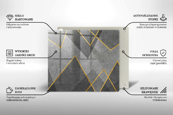 Protège plaque de cuisson Formes pointues