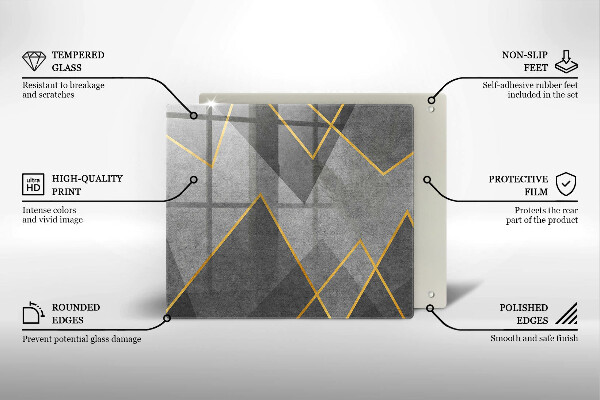 Protège plaque de cuisson Formes pointues