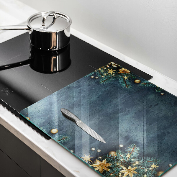 Protège plaque de cuisson décorations de Noël