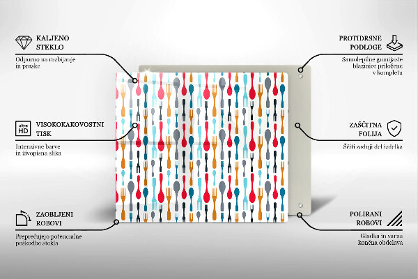 Protège plaque de cuisson Illustration de cuillère
