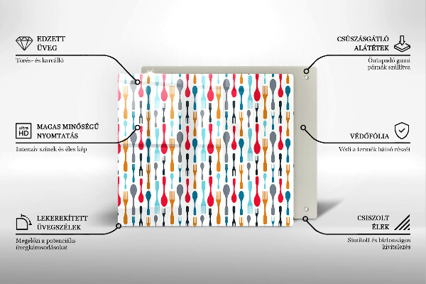 Protège plaque de cuisson Illustration de cuillère