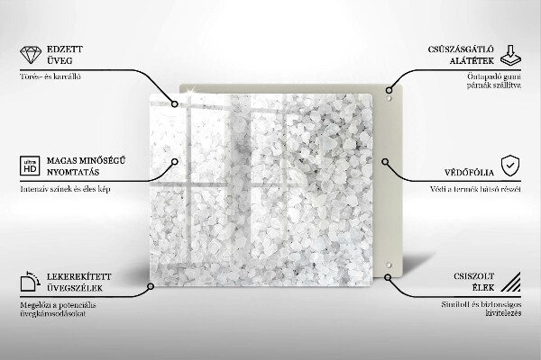 Protège plaque de cuisson Cristaux de sel