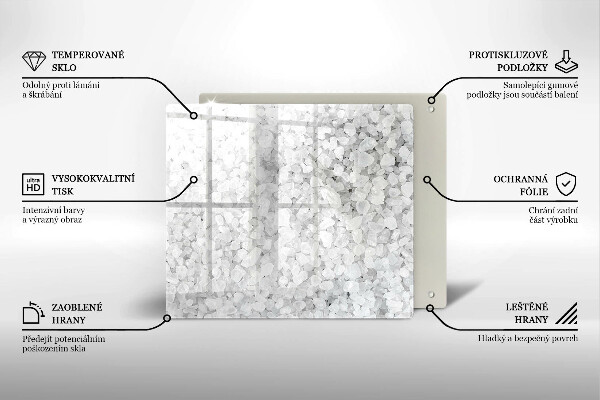 Protège plaque de cuisson Cristaux de sel