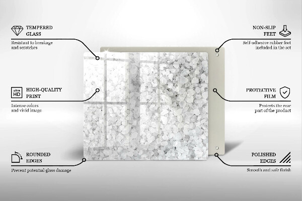 Protège plaque de cuisson Cristaux de sel