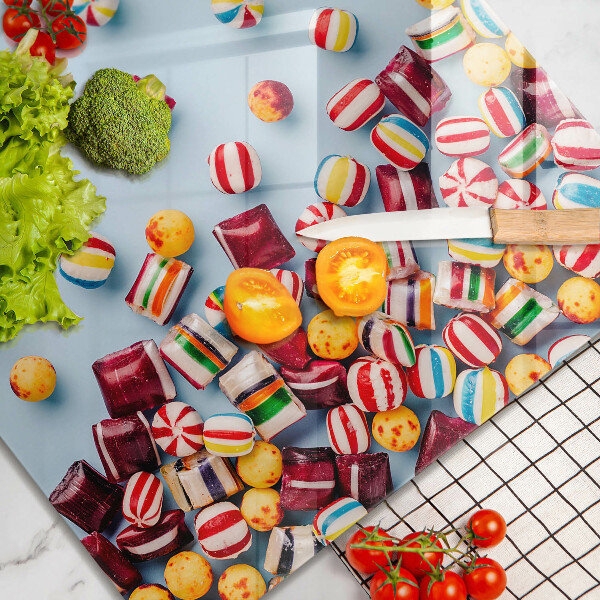 Protège plaque de cuisson Bonbons colorés