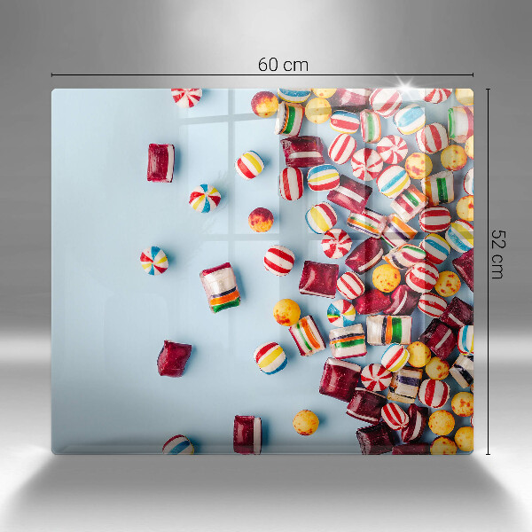 Protège plaque de cuisson Bonbons colorés