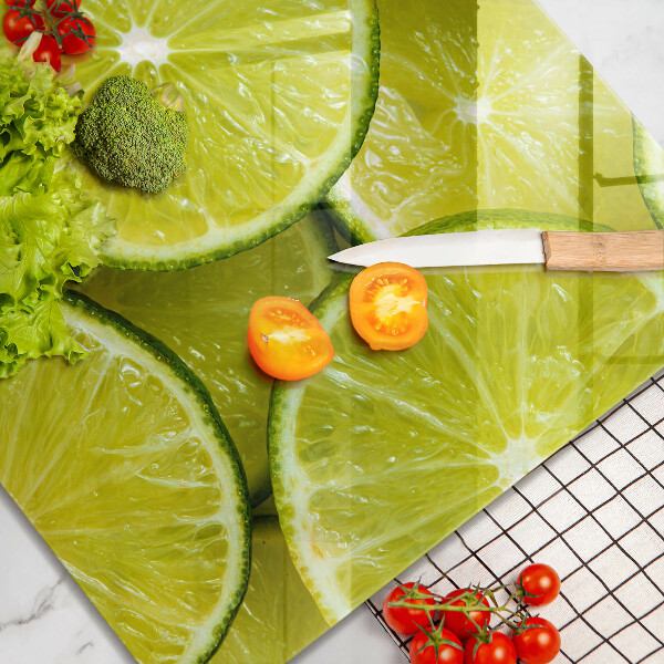 Protège plaque de cuisson Tranches de citron vert