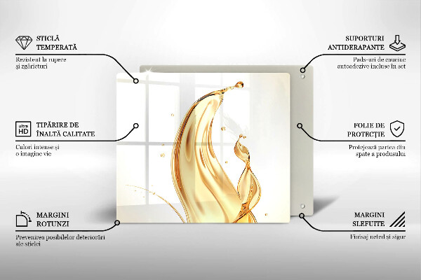 Protège plaque de cuisson huile d'olive