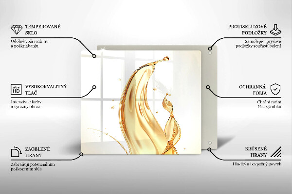 Protège plaque de cuisson huile d'olive