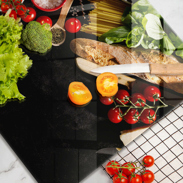 Protège plaque de cuisson Ingrédients et épices italiens