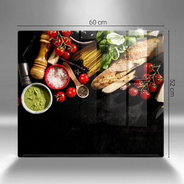 Protège plaque de cuisson Ingrédients et épices italiens