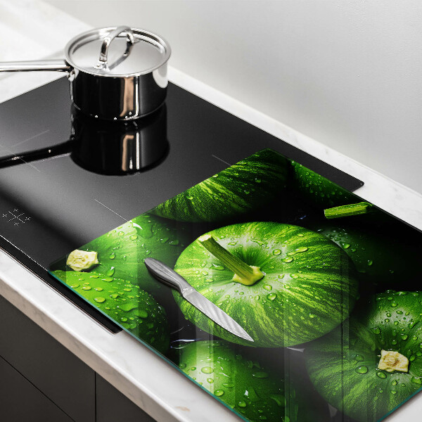 Protège plaque de cuisson Citrouilles vertes