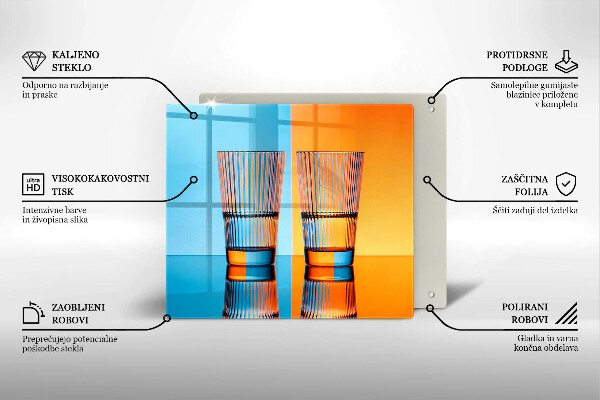 Protège plaque de cuisson Deux verres d'eau