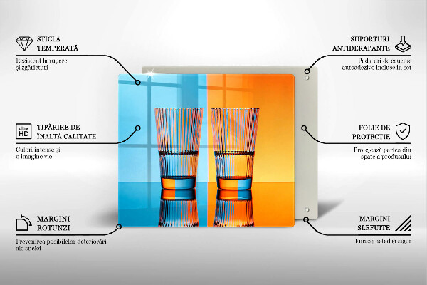 Protège plaque de cuisson Deux verres d'eau