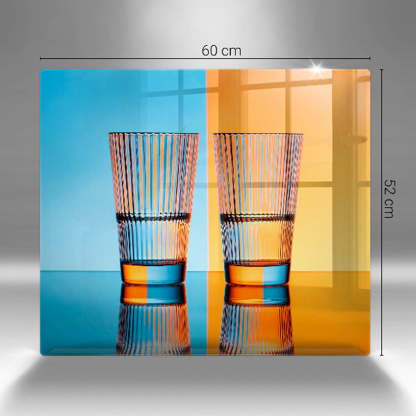 Protège plaque de cuisson Deux verres d'eau