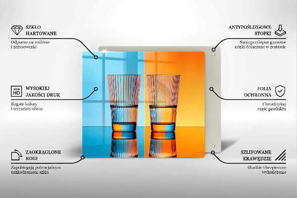 Protège plaque de cuisson Deux verres d'eau