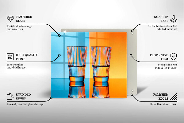 Protège plaque de cuisson Deux verres d'eau