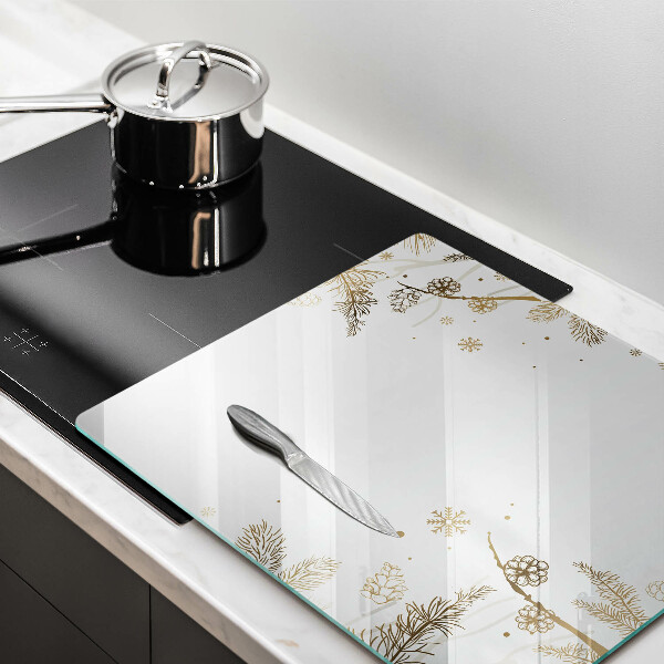 Protège plaque de cuisson Décorations d'hiver