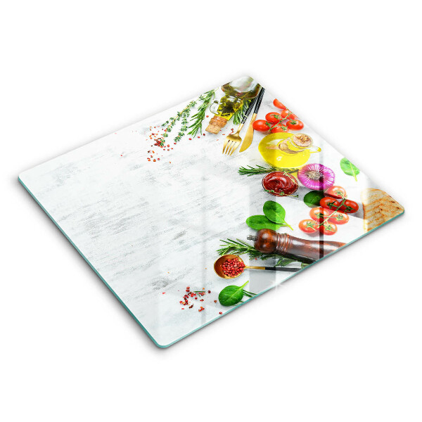 Protège plaque de cuisson Légumes et épices