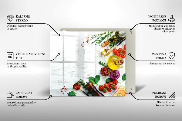 Protège plaque de cuisson Légumes et épices