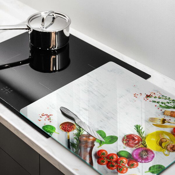 Protège plaque de cuisson Légumes et épices